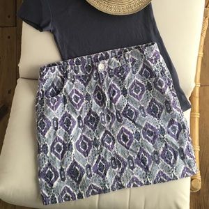 Roberta Roller Rabbit Ikat Mini Skirt XS